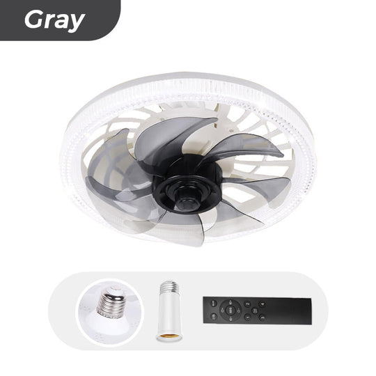 📢📢 50 % RABATT!! 🥳 KOSTENLOSER VERSAND 💞💨 2-in-1-Lautloser, verstellbarer Ventilator mit Fernbedienung und Licht fürs Schlafzimmer
