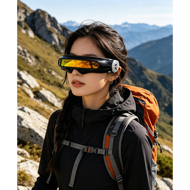 📢📢50% OFF !! ⏰Retro Punk Irregular Shape UV400 Sunglasses