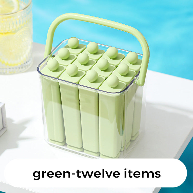 🔥HOT SALE 49%OFF🔥Silicone Ice Stick Tray with Storage Caddy