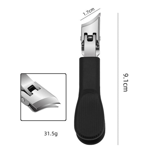 Großer Edelstahl-Nagelknipser ✂️ Schrägschnitt &amp; Anti-Spritz für Präzises Schneiden