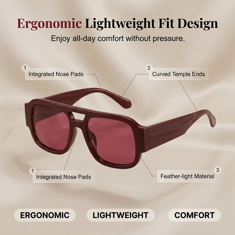 Aviator Sunglasses UV400 Protection 😎🕶️ Classic Pilot Style for Driving, City Walks, Holidays &amp; Outdoor Activities – Lightweight &amp; Comfortable Metal Frame