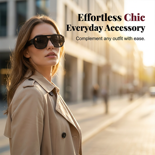 Aviator Sunglasses UV400 Protection 😎🕶️ Classic Pilot Style for Driving, City Walks, Holidays &amp; Outdoor Activities – Lightweight &amp; Comfortable Metal Frame