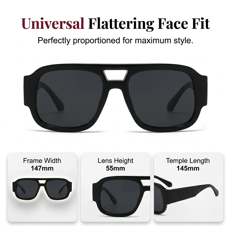 Aviator Sunglasses UV400 Protection 😎🕶️ Classic Pilot Style for Driving, City Walks, Holidays &amp; Outdoor Activities – Lightweight &amp; Comfortable Metal Frame