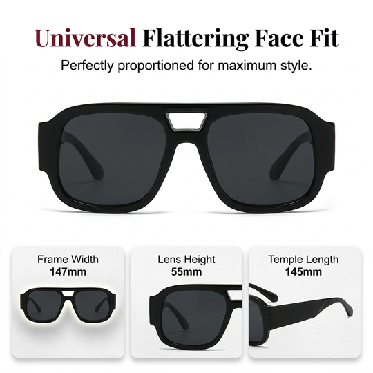 Aviator Sunglasses UV400 Protection 😎🕶️ Classic Pilot Style for Driving, City Walks, Holidays &amp; Outdoor Activities – Lightweight &amp; Comfortable Metal Frame