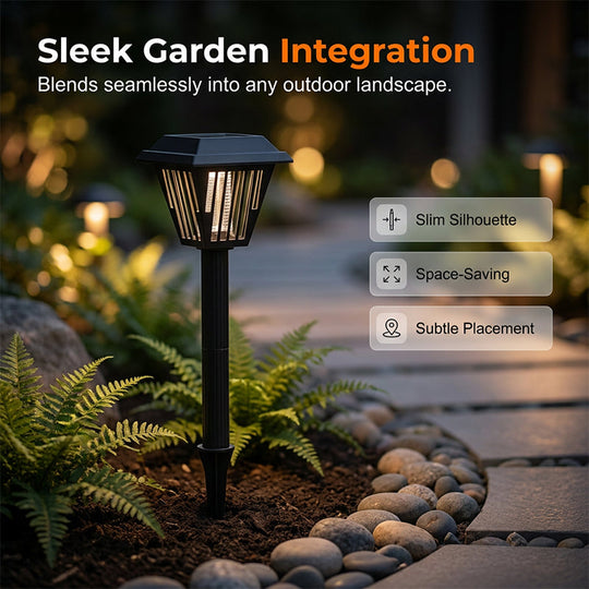 💡✨Outdoor Solar Powered Mosquito Killer Lamp-Stake or Stand Use. Protect Your Yard Day &amp; Night! 🔋