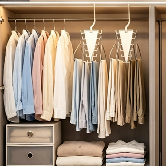 ⏳LIMITED-TIME DEAL! 🏠 Buy 5 Get 2 Free – Triangle Closet Organizer for Clothes, Accessories &amp; More 💖
