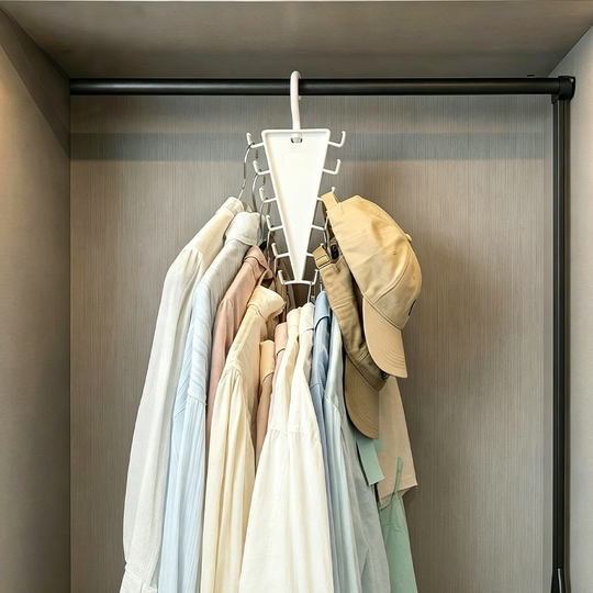⏳LIMITED-TIME DEAL! 🏠 Buy 5 Get 2 Free – Triangle Closet Organizer for Clothes, Accessories &amp; More 💖