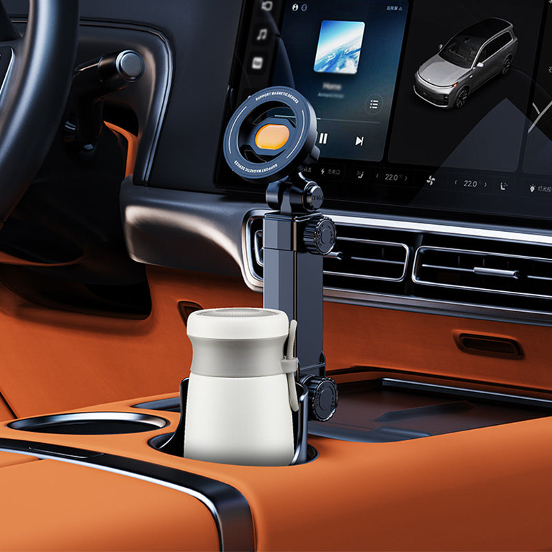 ⭐2026 New Arrival💥HOT SALE🥳🧲Car Cup Holder Phone Mount – 360° Adjustable, Strong N52 Magnet, One-Hand Operation, Fits All Phones, Stable Magnetic &amp; Clamp Models for Safe Driving