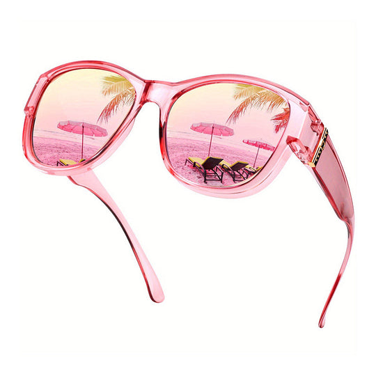 🕶️👓 50% KORTING! Brildragers opgelet: deze oversized zonnebril schuift over je eigen bril en je ziet eruit als een filmster – geen dure clip-on, geen geknipper met lenzen!