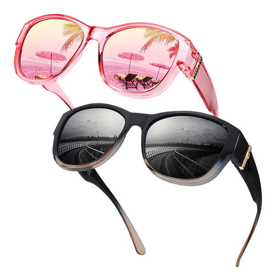 🕶️👓 50% KORTING! Brildragers opgelet: deze oversized zonnebril schuift over je eigen bril en je ziet eruit als een filmster – geen dure clip-on, geen geknipper met lenzen!