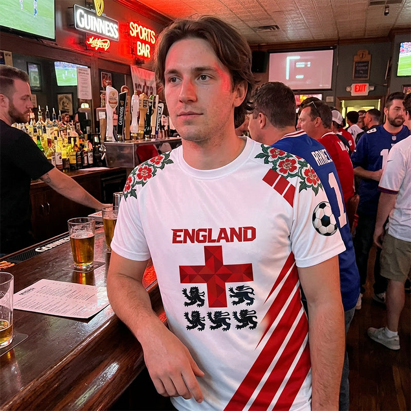 🏆LAST DAY SALE 50% OFF🔥Premium England Football Fan Jersey