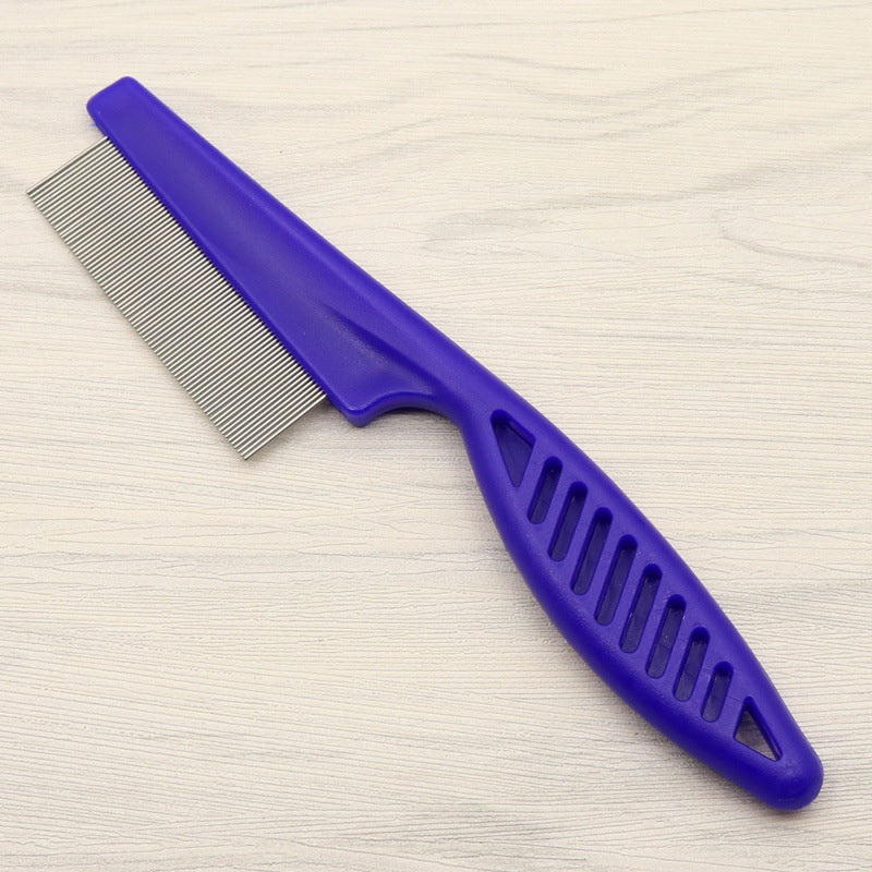 🐾 BUY 1 GET 1 FREE! 🛁 Multifunctional Pet Grooming Comb – Fine stainless steel needles – Removes tear stains, fleas &amp; tangles – gentle on skin, effective for cats and dogs ✨🐶