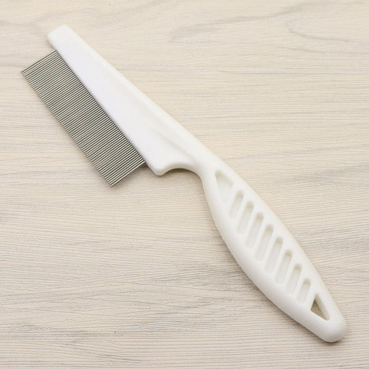 🐾 BUY 1 GET 1 FREE! 🛁 Multifunctional Pet Grooming Comb – Fine stainless steel needles – Removes tear stains, fleas &amp; tangles – gentle on skin, effective for cats and dogs ✨🐶