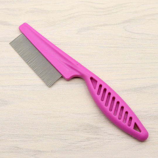 🐾 BUY 1 GET 1 FREE! 🛁 Multifunctional Pet Grooming Comb – Fine stainless steel needles – Removes tear stains, fleas &amp; tangles – gentle on skin, effective for cats and dogs ✨🐶