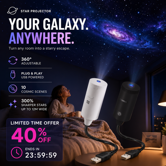 ✨ Plug-and-Play HD Star Projector🥳30,000+ Happy Users