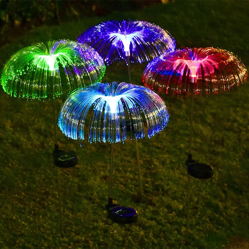 🔥New Year Big Sale 49% OFF🔥 Solar Wasserdicht Outdoor Rasen Farbe ändernde Qualle Umgebungslicht