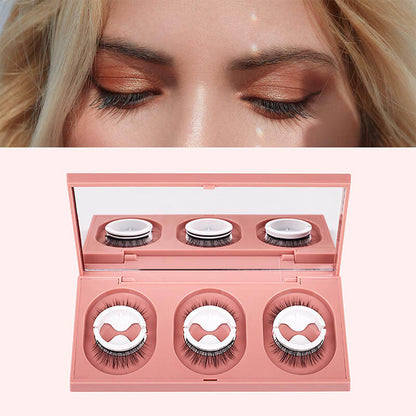 🎊Ein Verkauf der Weihnachtsliebe - 49% Rabatt🎊 Klebefreie selbstklebende falsche Wimpern（Set aus 3 Paaren）