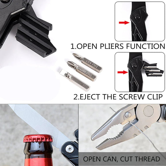 Multifunctional Survival Hammer 14 in 1 Stainless Steel Alloy Material