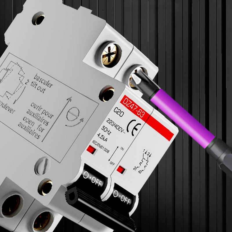 Kreuz- und Schlitzschraubendreherbits für Elektriker