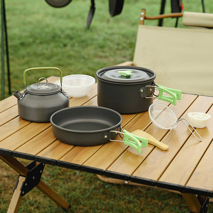 Aluminium-Camping-Kochgeschirr-Set für Outdoor