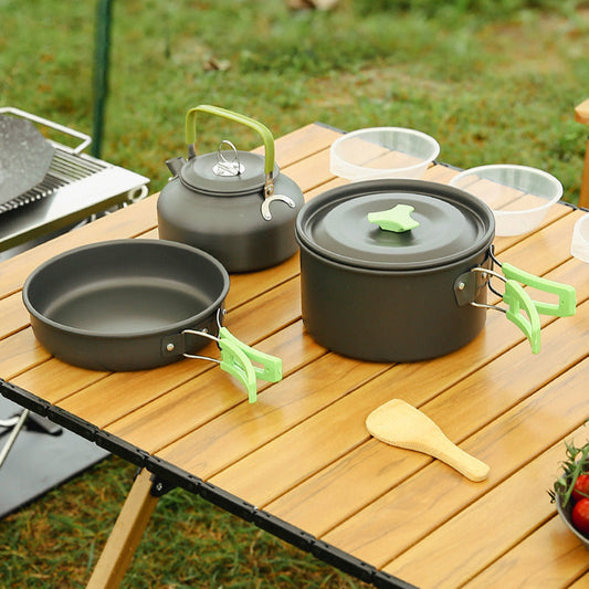 Aluminium-Camping-Kochgeschirr-Set für Outdoor