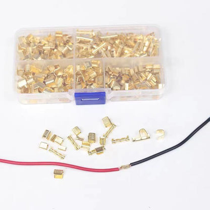 400Pcs Copper Wire Crimp Terminal Assortment Set