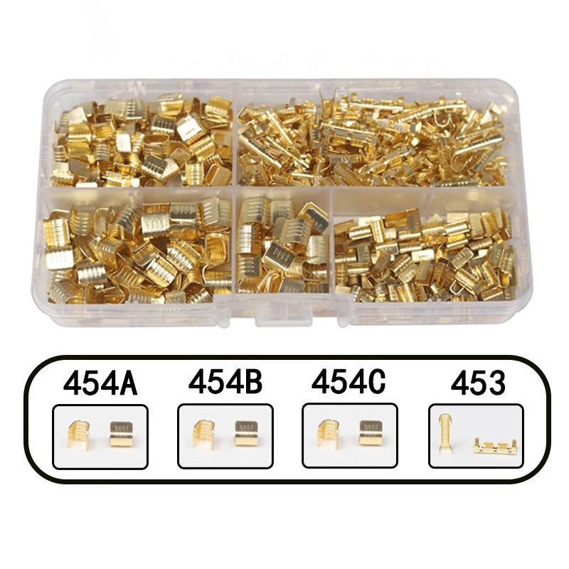 400Pcs Copper Wire Crimp Terminal Assortment Set