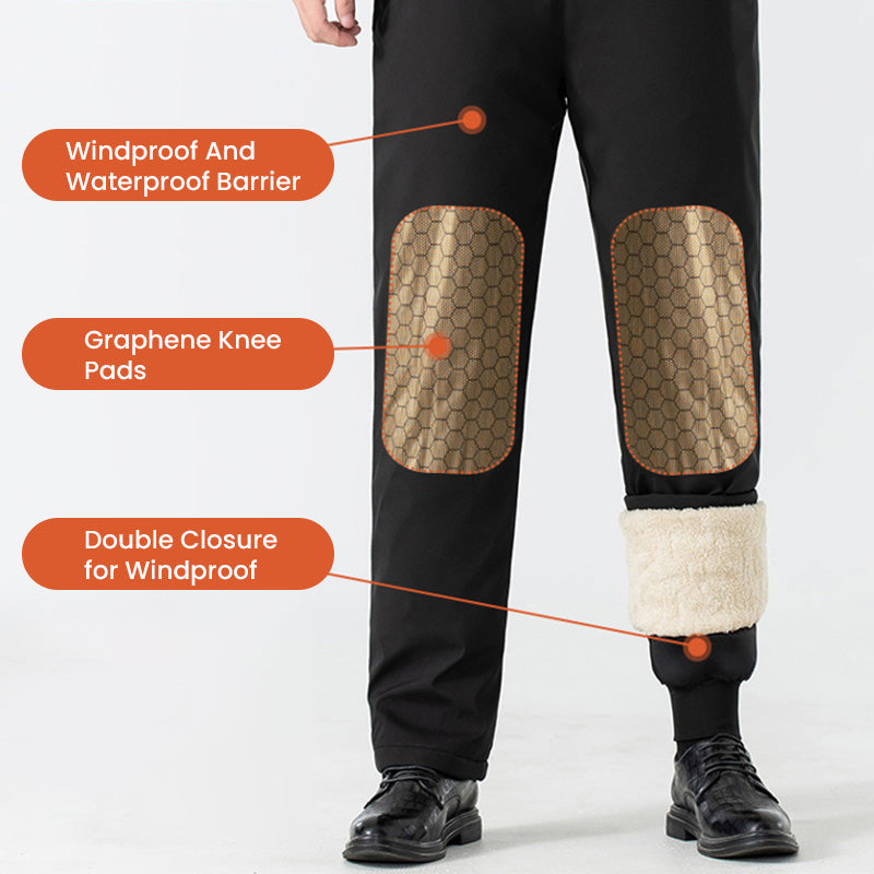 [Warmes Geschenk] Graphene-Thermohose mit dickem Flauschfutter für Herren (50 % RABATT)