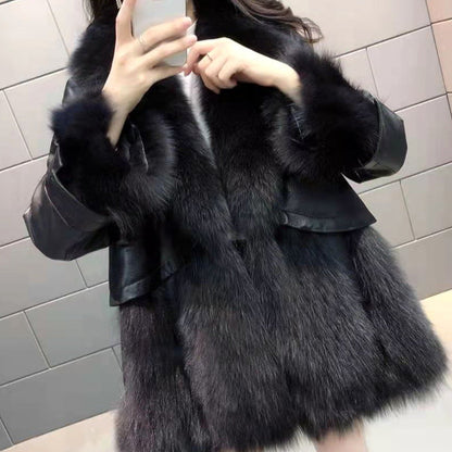 🔥HOT SALE🔥Geschenk-Auswahl -Women's Mid-Length Faux Fur Coat(46%OFF)