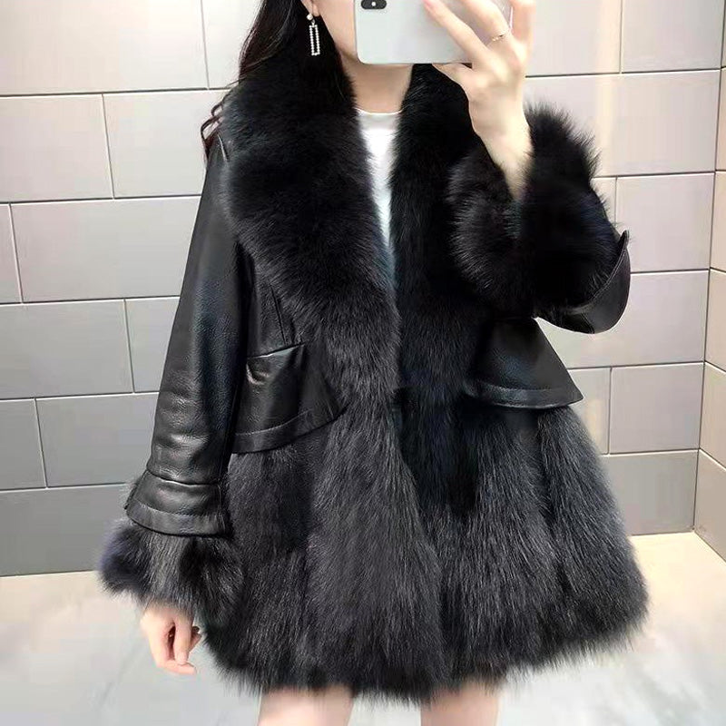 🔥HOT SALE🔥Geschenk-Auswahl -Women's Mid-Length Faux Fur Coat(46%OFF)