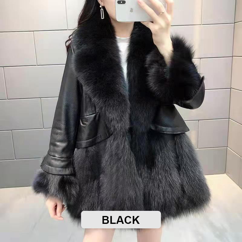 🔥HOT SALE🔥Geschenk-Auswahl -Women's Mid-Length Faux Fur Coat(46%OFF)