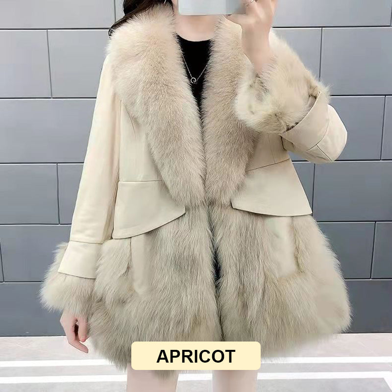 🔥HOT SALE🔥Geschenk-Auswahl -Women's Mid-Length Faux Fur Coat(46%OFF)