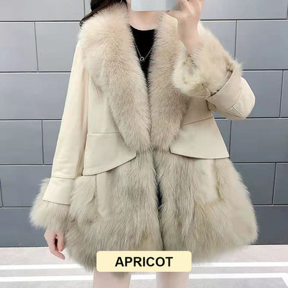 🔥HOT SALE🔥Geschenk-Auswahl -Women's Mid-Length Faux Fur Coat(46%OFF)