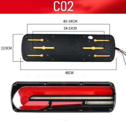 2 Stück helle LED-Führungsrücklichter für Lkw