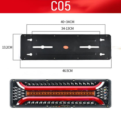 2 Stück helle LED-Führungsrücklichter für Lkw