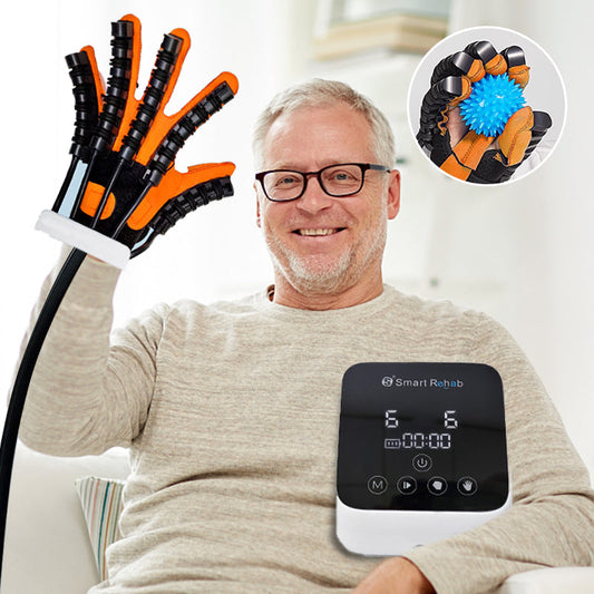 [Besonderes Geschenk] Smart Finger Flexion Training Rehabilitation Handschuh & Maschine Set
