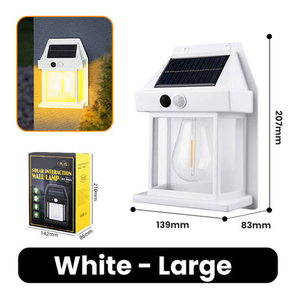 🎁Weihnachten Begrenzter Rabatt⏳ Bewegungssensor Solar-Wolfram-Wandleuchte