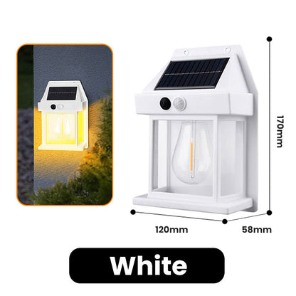 🎁Weihnachten Begrenzter Rabatt⏳ Bewegungssensor Solar-Wolfram-Wandleuchte