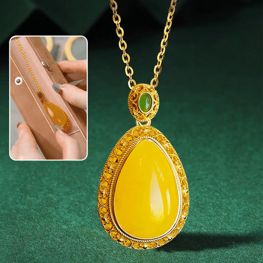 🔥50 % RABATT🔥 Elegante Halskette mit Glücksblumen-Anhänger